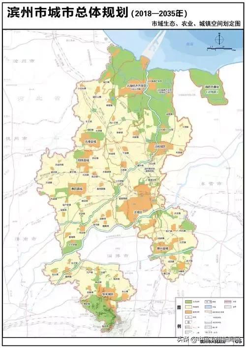 滨州市最新整体规划图,滨州全景规划蓝图