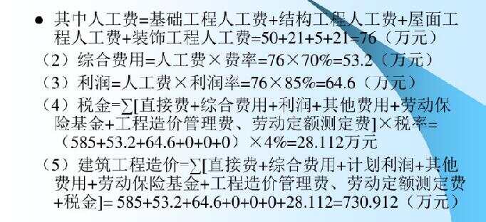 最新概算定额-最新预算标准