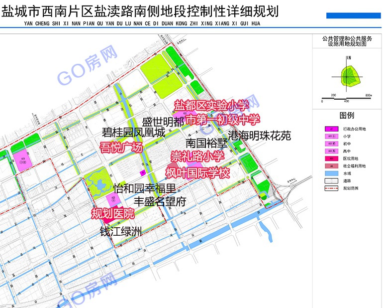 盐城城南新区最新规划图-盐城城南新区规划蓝图揭晓